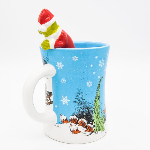 Grinchmas Christmas Figurine Mug, How The Grinch Stole Christmas 12oz Cup - Picture 10 of 10